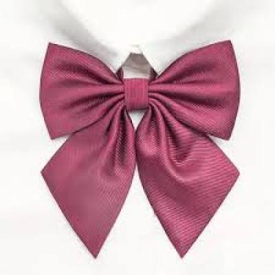 School Maroon Bow Ties
